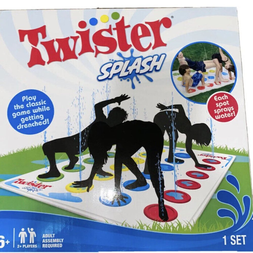 Hasbro Twister Splash Water Game for Kids   Backyard Sprinkler Outdoor Games
